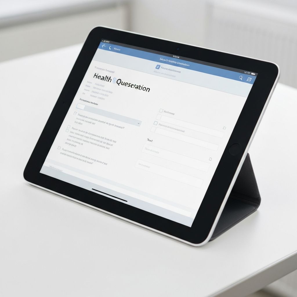 Health History Questionnaire